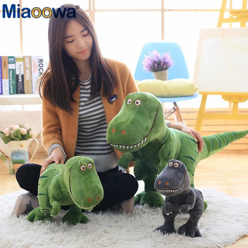 1 pz 40 cm Nuovo Dinosauro Peluche Giocattoli Hobby Cartoon Tyrannosaurus Peluche Bambole per Bambini Ragazzi Bambino Compleanno Regalo Di Natale