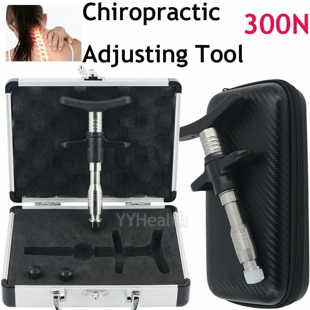 2025 New Manual Chiropractic Gun Adjustment Tool Solve Therapy From the Single Head Articular Pain Portable Column Massage