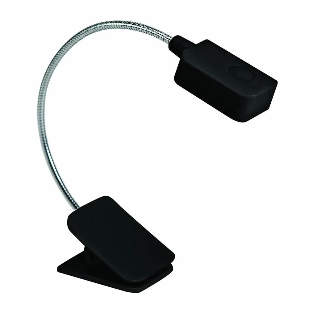 HA CONDOTTO LA Luce di Lettura LED Regolabile Goosenecks Clip On LED Lampada Per La Musica Del Basamento di Libro di Lettura E Pianoforte Del Computer Portatile Leggere