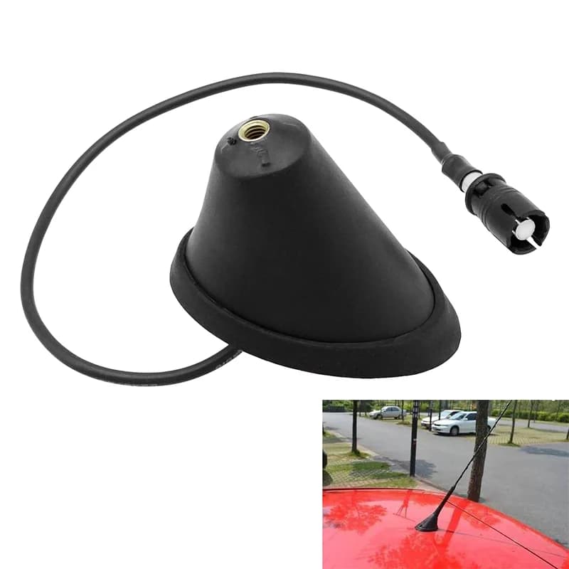 Black Car styling AM/FM Roof Whip Antenna Antenna Base foundation per VW volkswagen Passat Golf Jetta Polo ricambi Auto