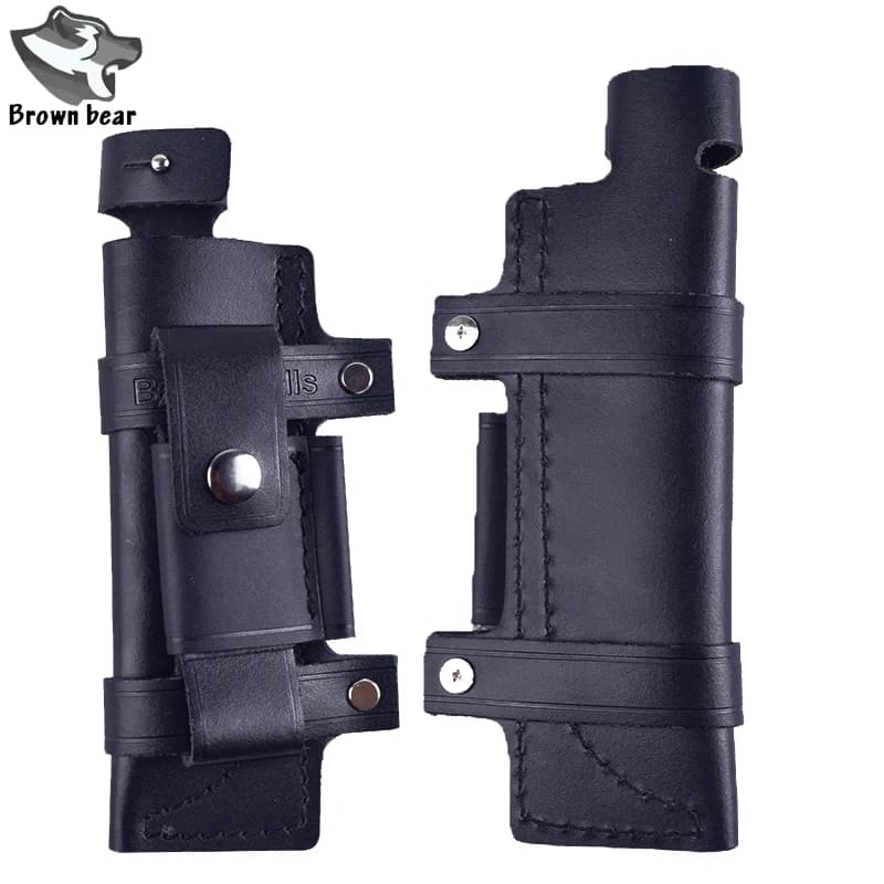 Tactical cintura dritta in pelle artificiale guaina coltello fisso fodero portaoggetti per caccia escursionismo arrampicata sopravvivenza