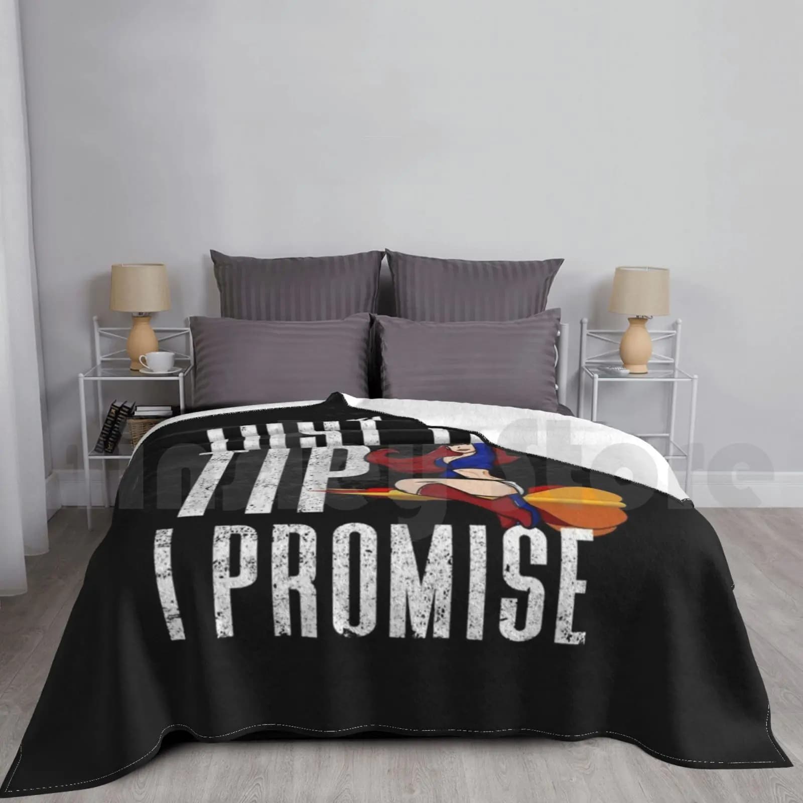 Divertente solo la punta che promettono Dart Girl Pinup Dardo da uomo Gift Gear Coperta Punti freccette personalizzati alla moda