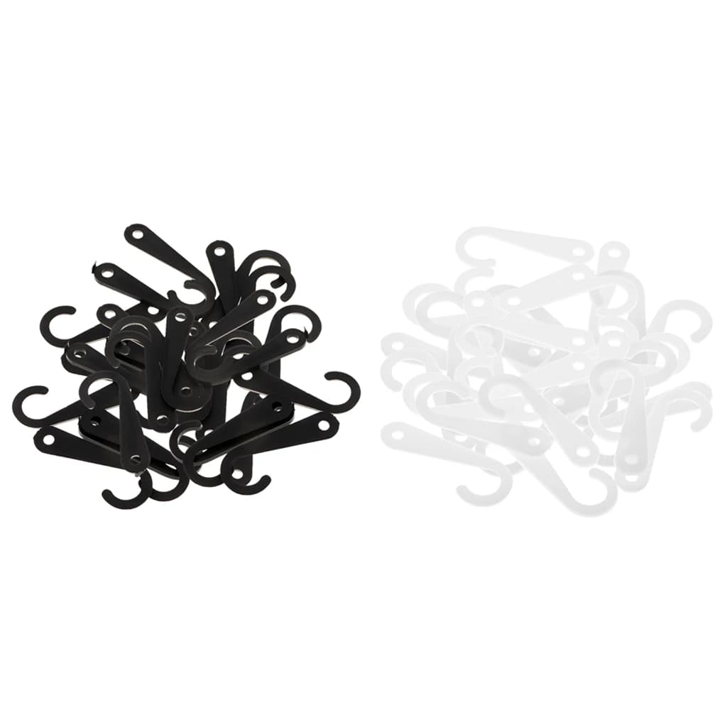 100 Pezzi di Plastica J Ganci Gancio per Calzini e Calzettoni Vestiti di Vendita Al Dettaglio di Visualizzazione Gancio Accessori