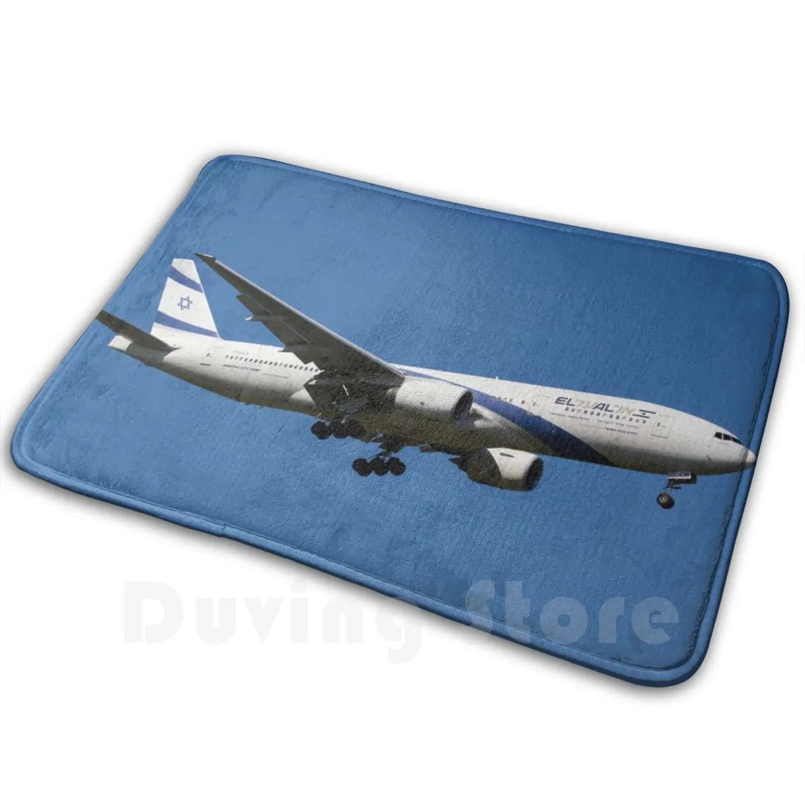 El Al Boeing 777 Tappeto Tappetino Tappeto Cuscino Morbido Israele El Al Al Boeing El Al Boeing 777 Boeing Boeing 777 El