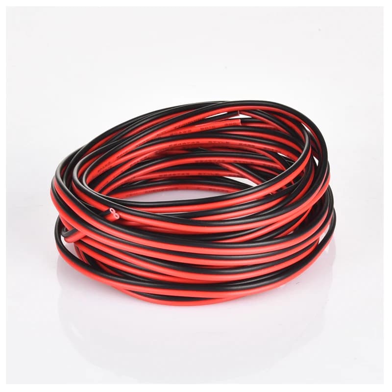 10m 20m 30m 2pin 20 AWG UL2468 2*0.5mm Extension Cable use for 12v 24v LED Strip Tape String Connect Electric Wire