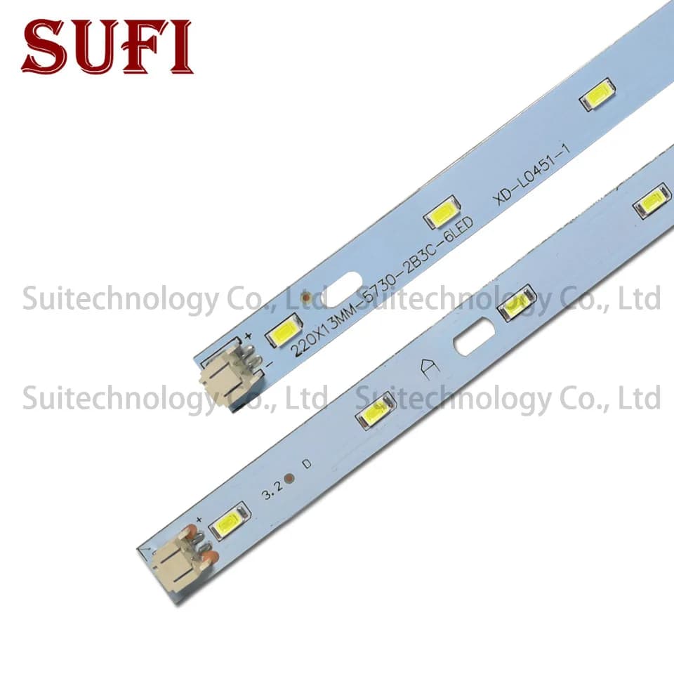 10 pcs THE Strip Light 3 W 4 W 6 W 8 W 10 W Aluminum HA CONDUCTION La Barra di Luce di Striscia Duro Luce di Soffitto Replace the Light Panel of the Retrofit Tube