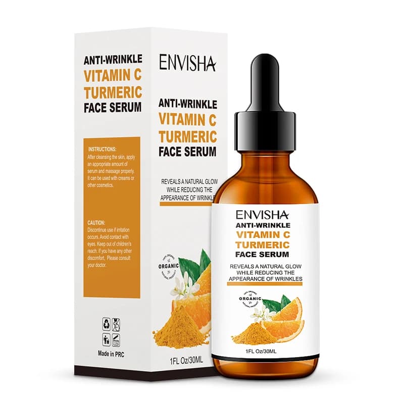 Siero alla curcuma alla vitamin C Face whitening Anti aging Rughe Moisturizing Essence Korean Cosmetic Face Skin Care Reduce Pores