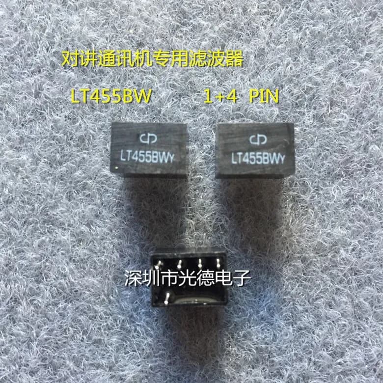 10 pz/walkie-talkie filtro speciale per macchina di comunicazione LT455BW 455K 1 + 4 spina diritta filtro ceramico a 5 pin