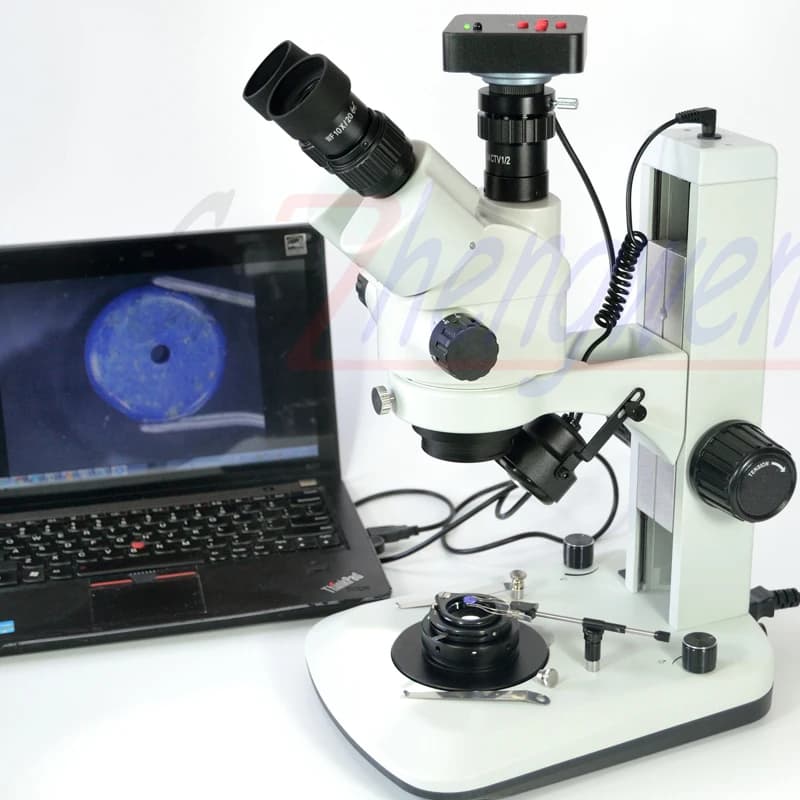FYSCOPE 3.5X-90X 7X-45X Microscopio con zoom stereo gioiello avanzato + TELECAMERA HDMI da 60 MP