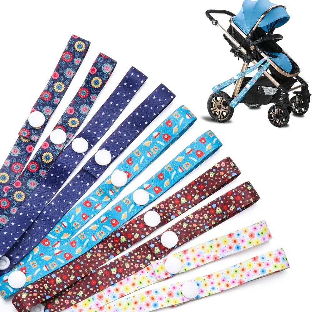 1 pz accessori passeggino giocattoli massaggiagengive ciuccio bottiglia anti-perso catena cinghia titolare cintura ciuccio colorato Clip per passeggino