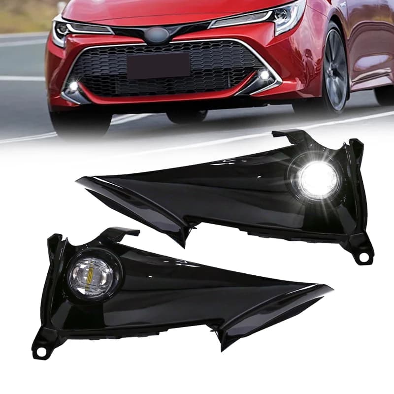 Led DRL Daytime Running Lamp fendinebbia per Toyota Corolla Hatchback 2019 2020 2021 4 porte fili interruttore relè impermeabile