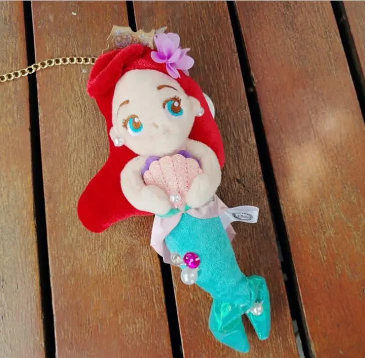 Originale Disney The Little Mermaid Ariel Princess peluche Doll 23cm Kawaii Kid Gift