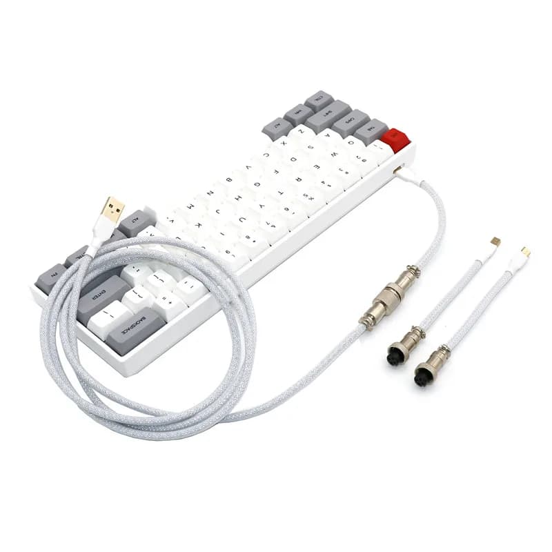 USB cable for mechanical keyboard Angitu at TIPO C, Mini 5 pin, Micro connector with Aviator GX12