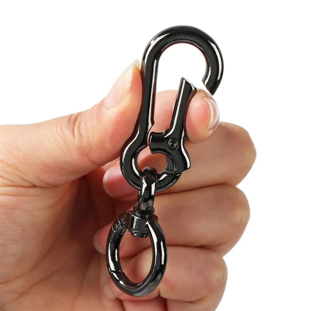 Silver/Gold/Black Zinc Alloy Hooks Plated Gate Spring Gourd Buckles Snap Clasp Clip Carabiner Purses Handbags Bag Belt Buckle