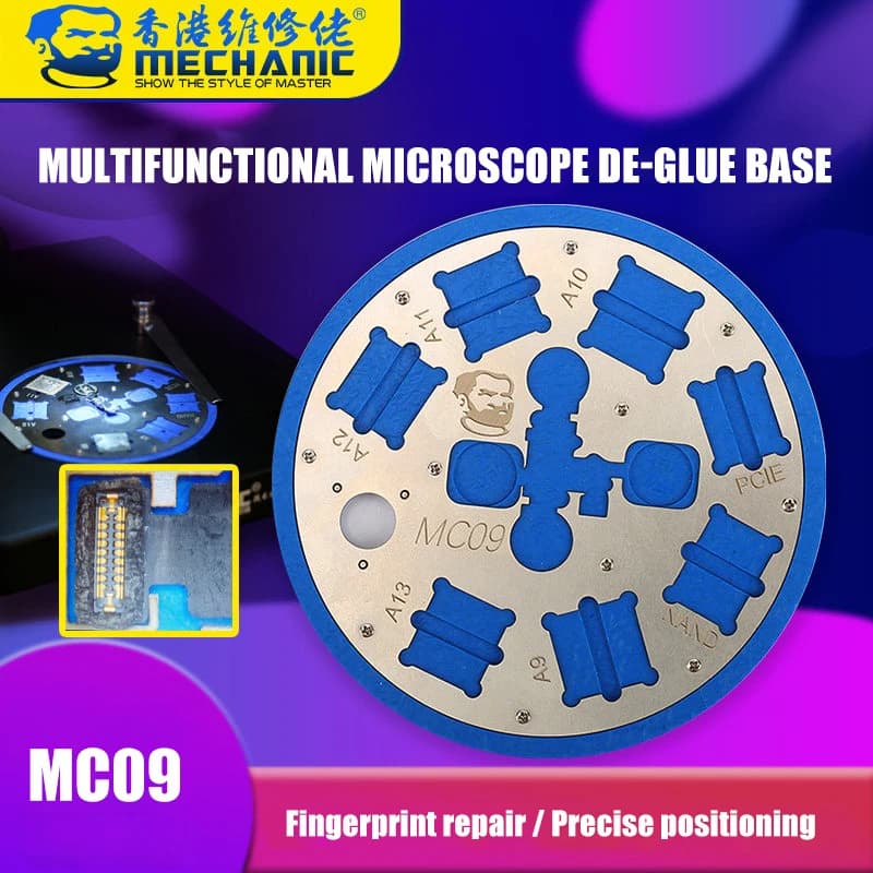 Microscopio multifunzionale Colla di Rimozione Della Piattaforma Sensore di Impronte Digitali di Riparazione di Base per il iPhone 6/6P/6SP/7/7P/8/8P/A9/A10/A11/A12/A13