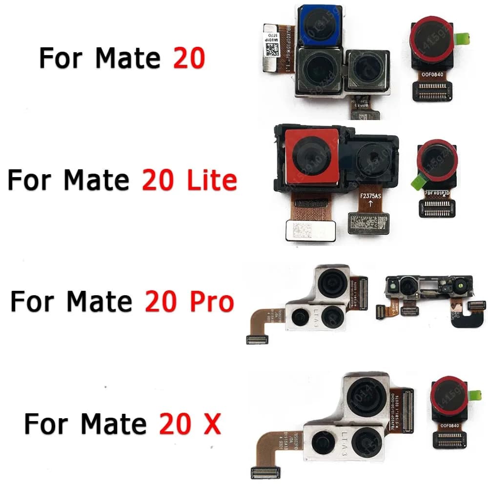 Fotocamera anteriore posteriore per Huawei Mate 20 Pro Mate20 Lite X 20X Fronte frontale posteriore Selfie Flex Modulo fotocamera Pezzi di ricambio
