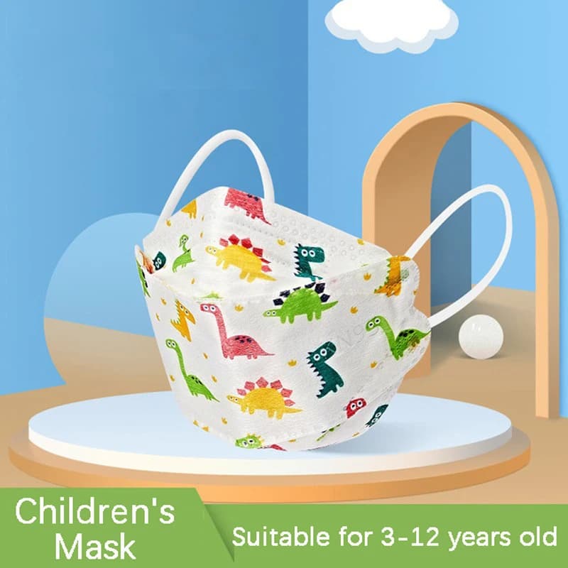 Children KN95 Mask ffp2 Age 4-12 Reuse Breathable Section Breathable Protection Sympatic Carton Animated Viso Mouth Mascarillas