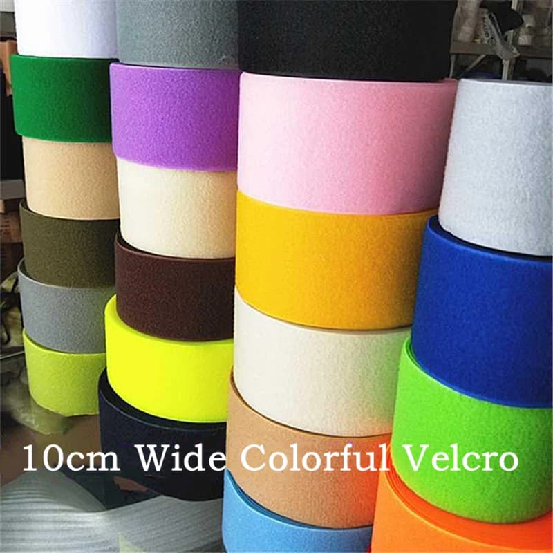 Nastro in nylon da 1M con chiusura a strappo, colorato, da cucire, per abbigliamento di alta moda e attrezzature tattiche, decorazione fai da te