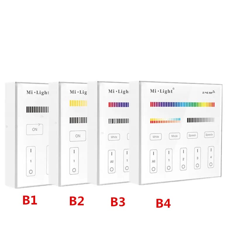 Mi Light B1 B2 B3 Controller da pannello Wireless 2.4G RF Pannello di controllo per Dim/CCT/RGB/RGBW/RGB+CCT MiBoxer LED Lampadina/Striscia