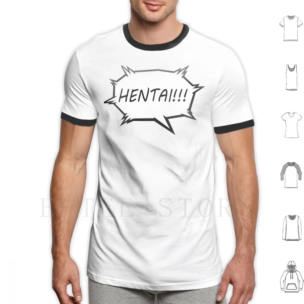 Japanese anime Hentai Speechbubble Style 3 T Shirt FAI FROM THE TEX of Big Size 100% Cotton Quarantine Japanese Lockdown Kawaii Cute Mask