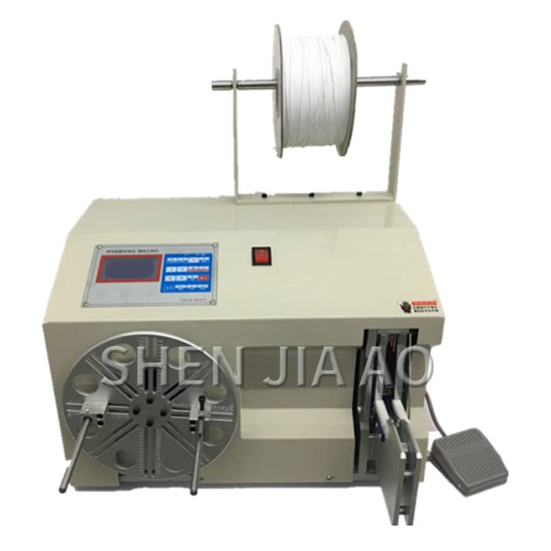 1PC 15-45MM Semi-automatico Avvolgitrice Filo Vincolante Avvolgitrice Fascetta Spelafili Terminale Filo Avvolgitrice Rilegatrice 220V