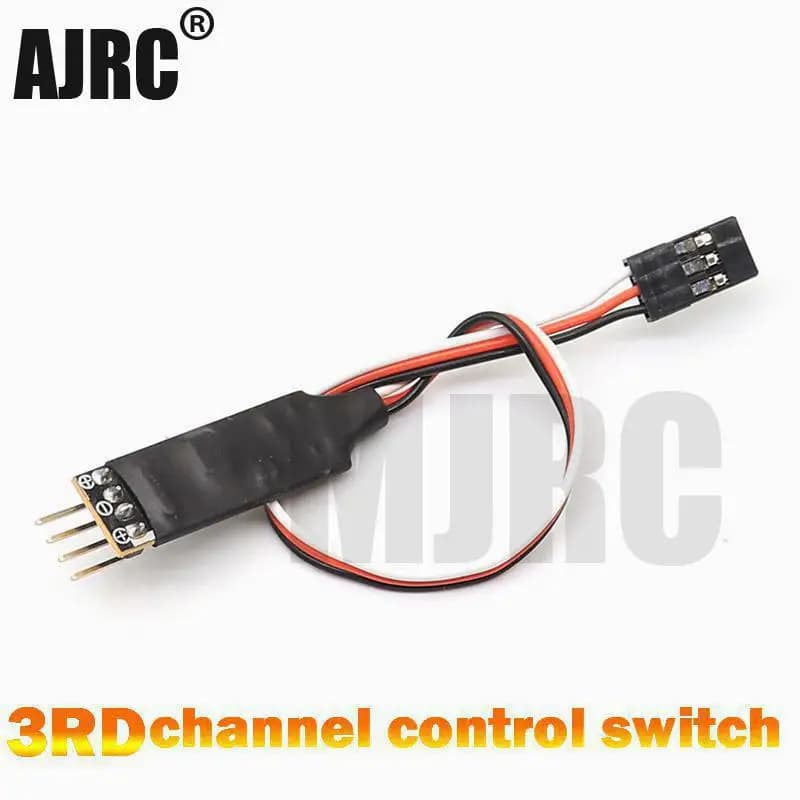 AJRC 3RD modello di auto luce 3 canali HA CONDOTTO LA luce interruttore sul pannello di sistema di 3CH interruttore off del telecomando auto di controllo della luce FUTABA TQI
