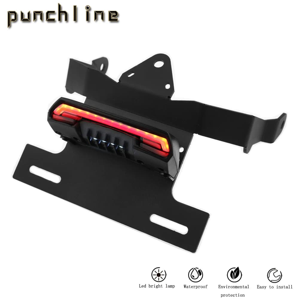 Per VULCAN S 650 Vulcan Cafe Fender Eliminator Registrazione Porta targa Fanale posteriore a LED Indicatore di direzione