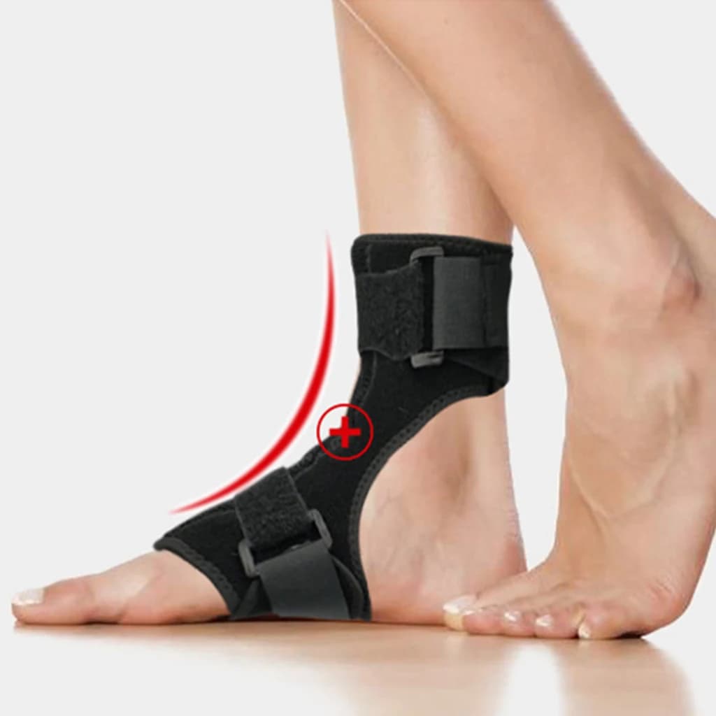 Tutore per ortesi con caduta del piede regolabile supporto per caviglia fascite plantare corsa sport lesioni frattura stabilizzatore per stecca