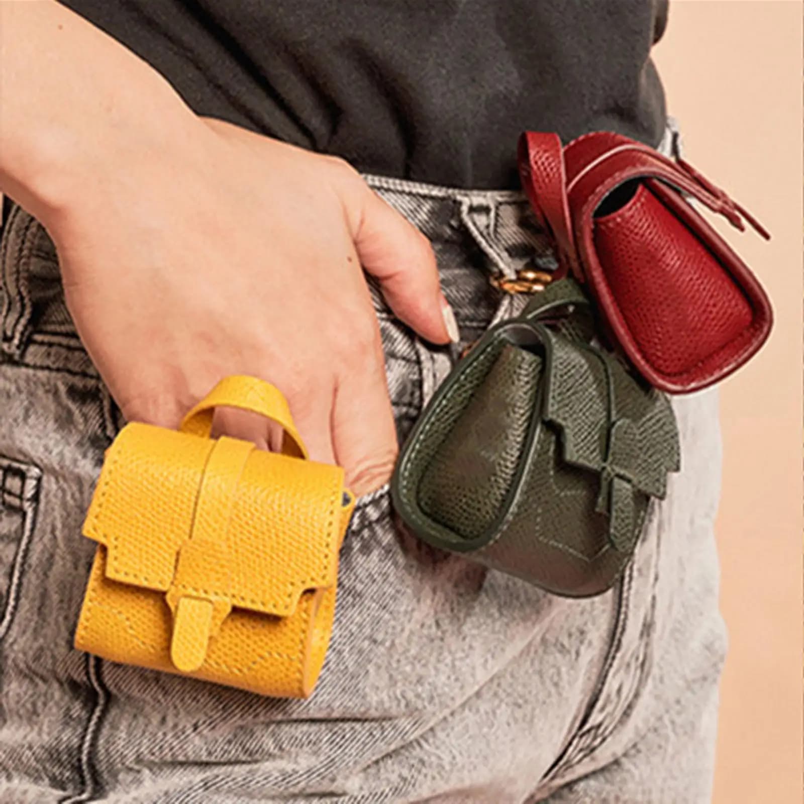 Modello artigianale in pelle Modello artigianale in pelle Disegni Accessori fai da te Strumenti Stencil per portafoglio Borsa da cucito Mini borsa