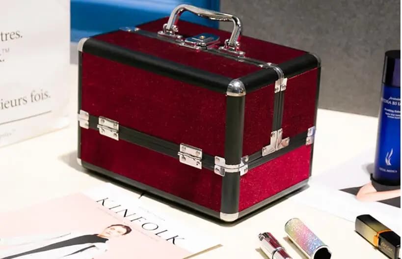 Organizzatore per trucco da donna contenitore per cosmetici da donna contenitore per cosmetici trucco borsa valigia per trucco scatola per borsa custodia multistrato