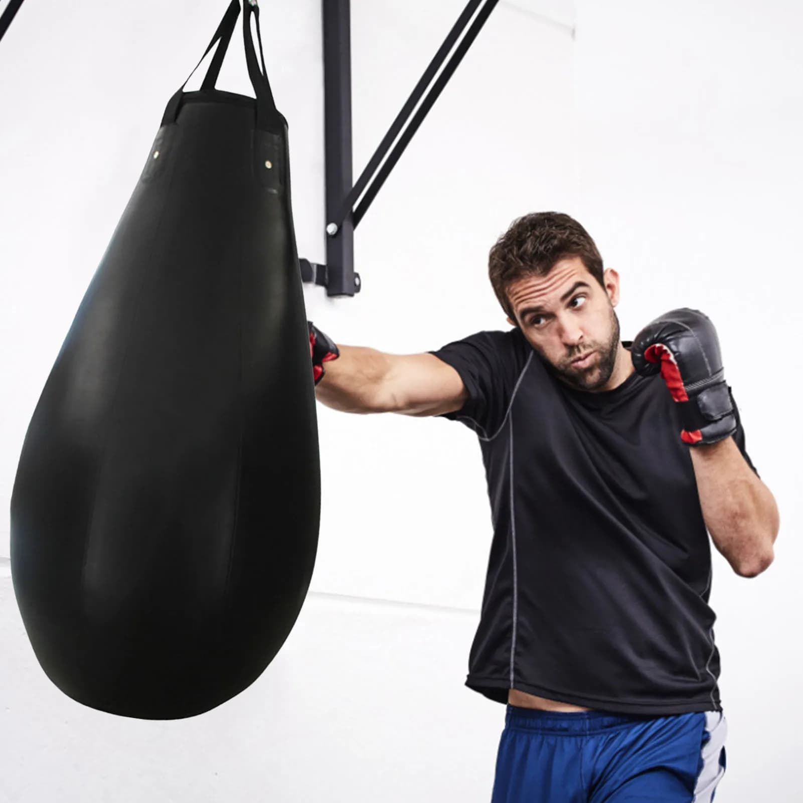 PU Kickboxing Bag MMA Muay Thai Boxing Training Tumbler hanging Sandbag for Fitness Equipment