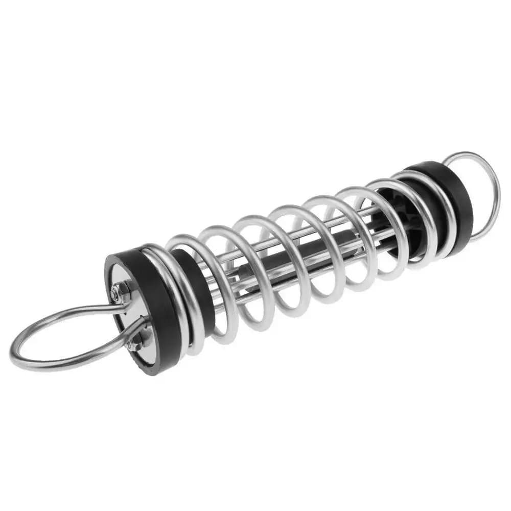 Molla di Ancoraggio per Imbarcazioni in Acciaio Inox 316, 11mmx470mm, con Ammortizzatore in Nylon Nero per Kayak e Yacht