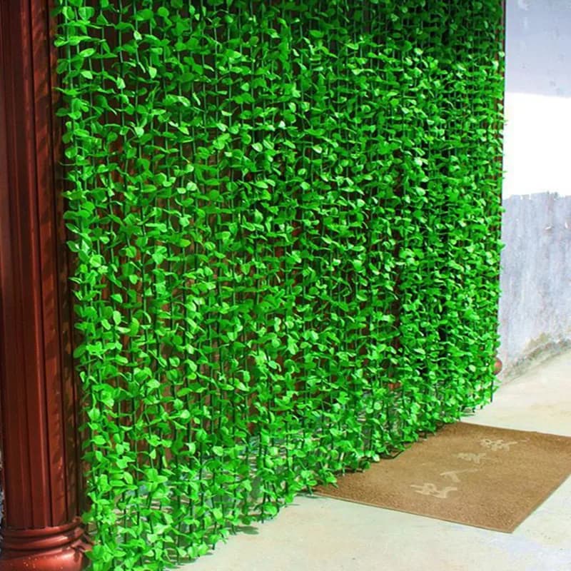 Artificial ornament of the garden house door wall decoration leaf curtain of green plant