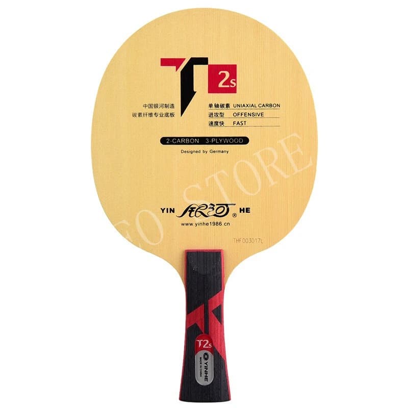 Original ping pong blade Yinhe Galaxy T-2S T2S (T2s, 3 wood + 2 carbokev) Ping pong racket Raquete De Ping Pong