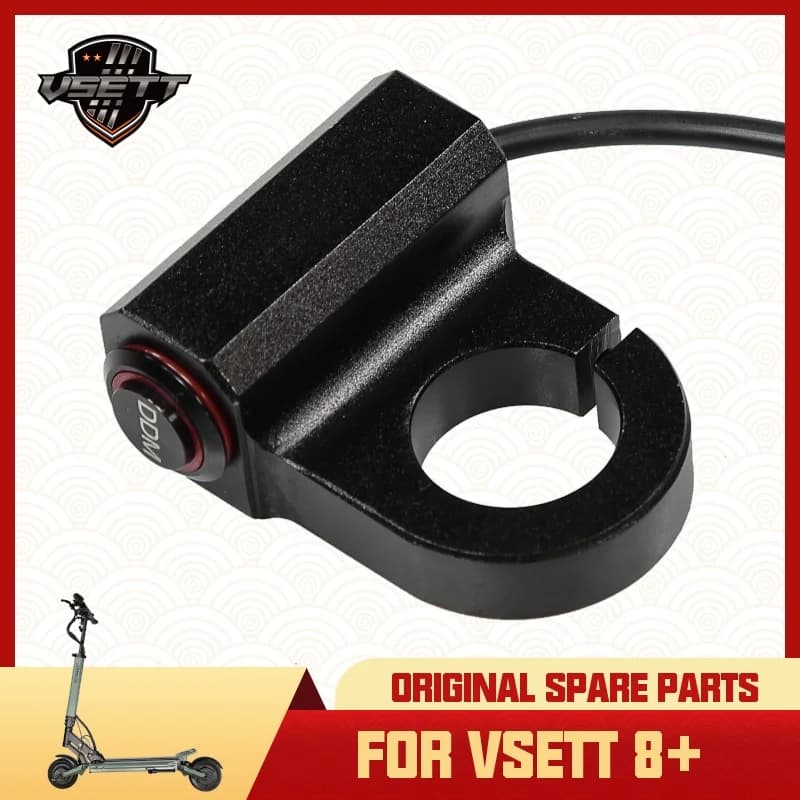 Interruttore motore singolo e doppio originale VSETT per scooter elettrico VSETT 8+ Pulsante on-off DDM MACURY Pezzo di ricambio