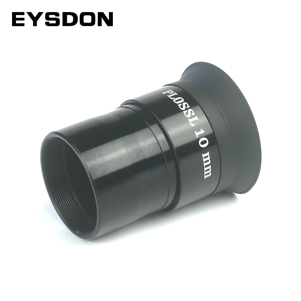 EYSDON 1.25 "10mm telescopio Plossl oculare metallo FMC nero per l'osservazione astronomica