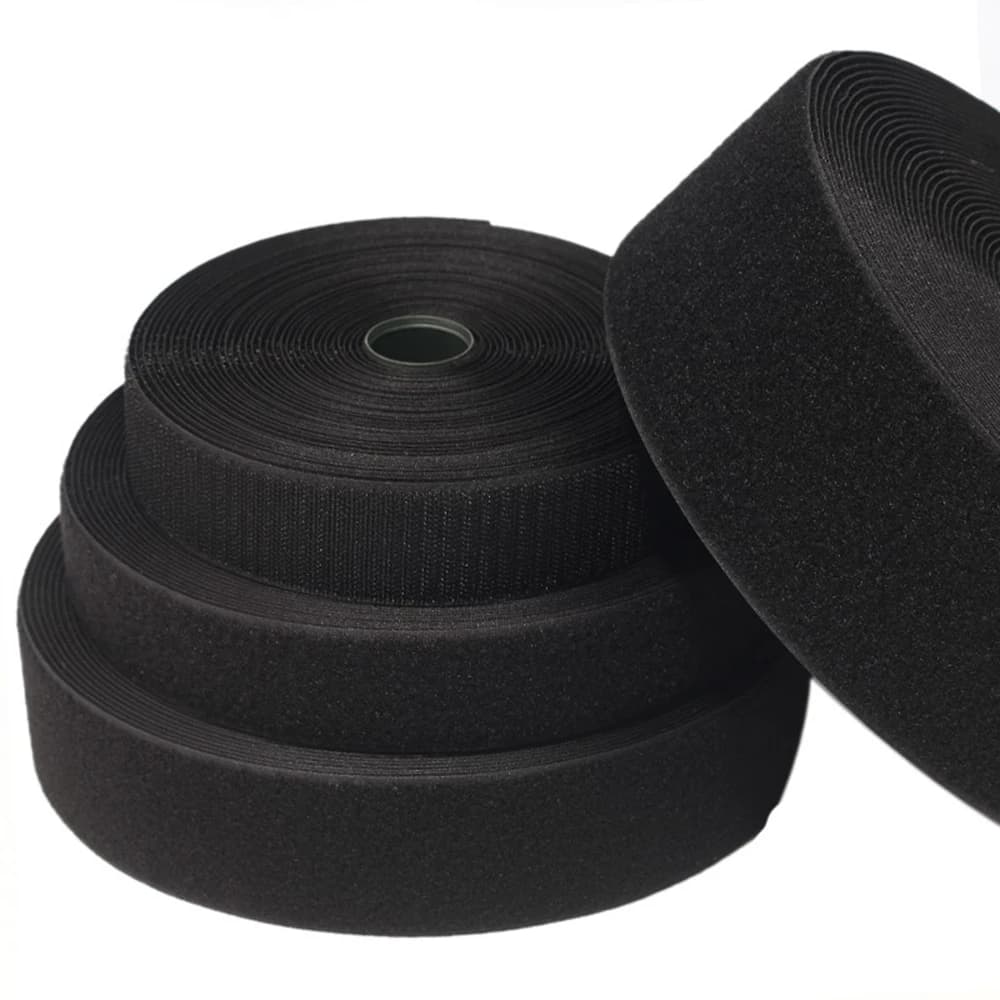 Nastro di fissaggio per cucire con gancio e anello non adesivo da 5 metri/paia Nastro magico in tessuto di nylon per accessori da cucito 16/20/25/38/50/100mm