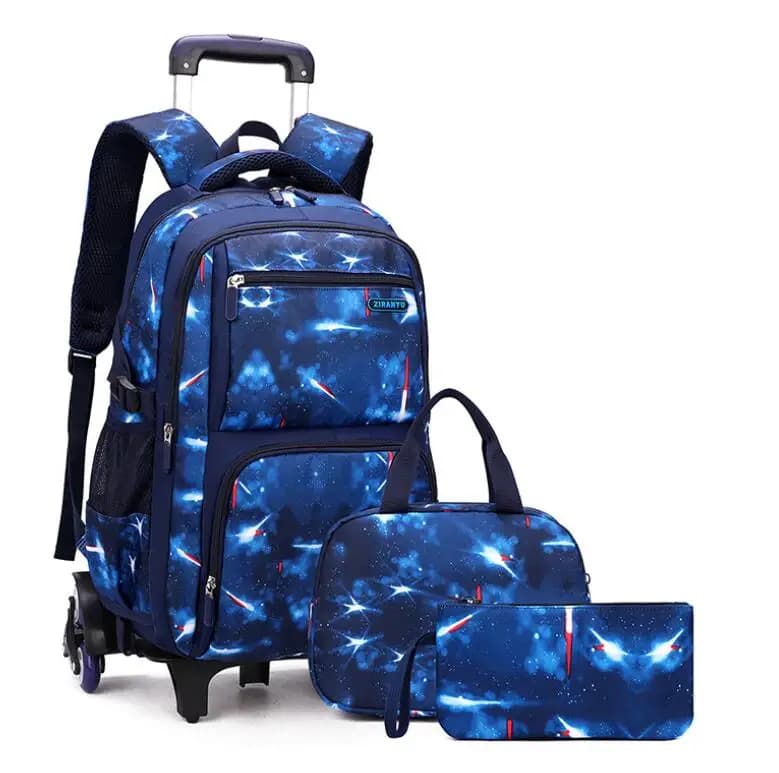 Ziranyu sacchetto di Scuola con ruote di scuola zaino Su ruote di Scuola Trolley zaini dei bambini per i ragazzi di Scuola con ruote di Rotolamento zaino