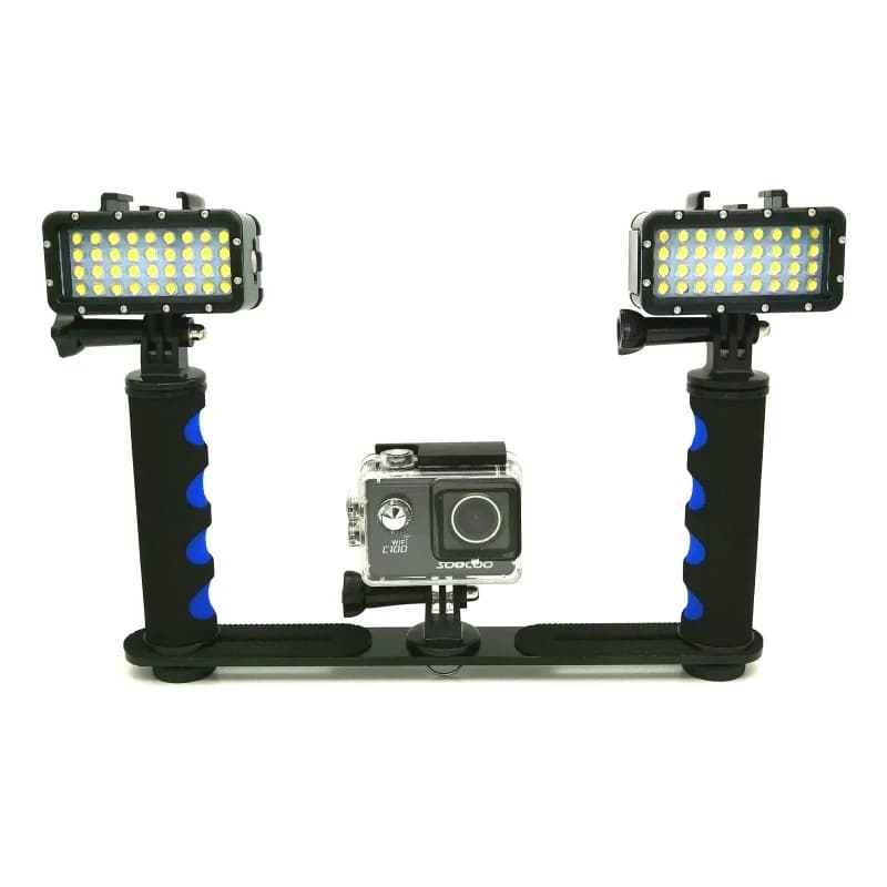 Nuova Lampada Subacquea Impermeabile a LED con Supporto per GoPro Hero 59781312110 Xiaomi Yi 4K Sjcam SJ6/8 EKEN H9R