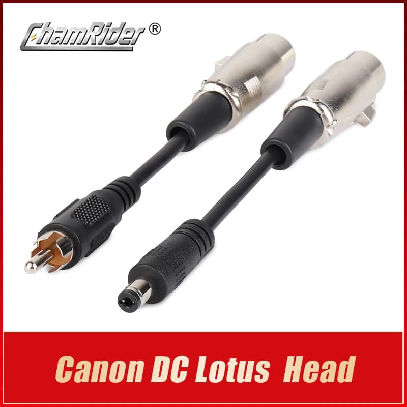 Adattatore per batteria agli ioni di litio, bilanciamento della bici elettrica, caricabatteria da auto, adattatore per pila di ricarica, testa Canon, testa cc, testa di loto
