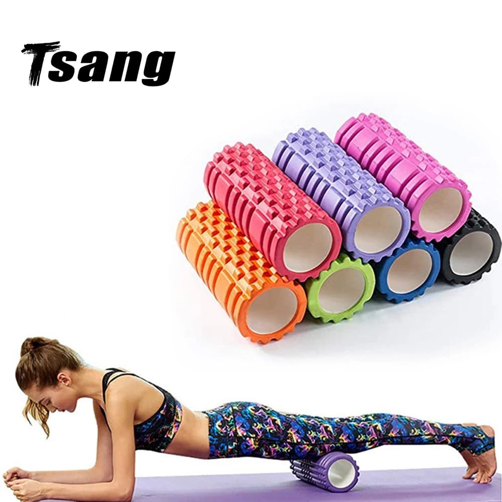 Yoga colonna palestra Fitness schiuma rullo Pilates Yoga esercizio schiena muscolo massaggio rullo morbido blocco Yoga rullo muscolare