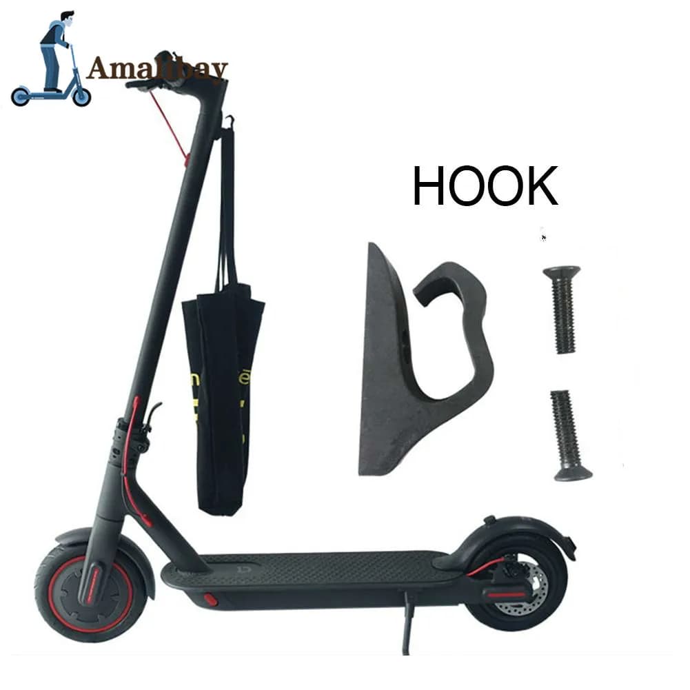 Gancio per borsa caricabatterie borsa Scooter elettrico per Xiaomi Scooter Mijia M365 1S M365 Pro gancio appendiabiti borsa per casco artiglio Skateboard parte
