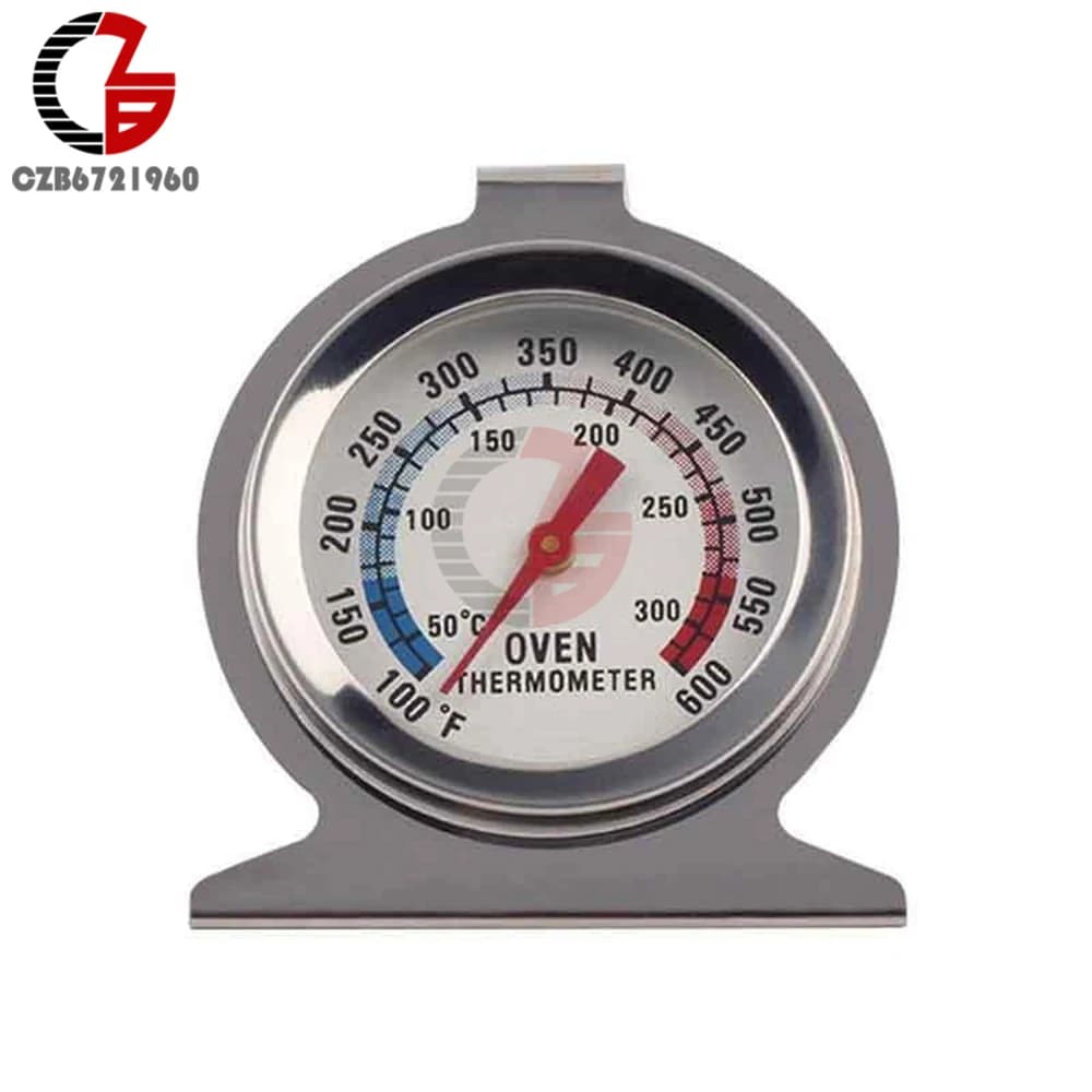0-600C C/F Termometro da forno in acciaio inossidabile Mini quadrante Stand Up Misuratore di temperatura Utensili da cucina BBQ Cibo caldo Termometro ad ago per olio caldo