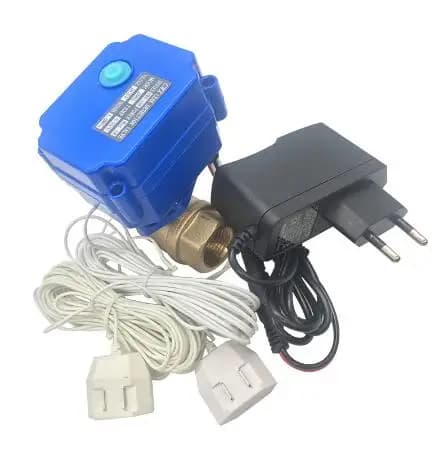 Water Load Detection Alarm Valve for Smart Sensors for Home Cable with 1/2 "3/4" 1 "Bsp Valve E 6 M Water Sensor Long Plug of Ue