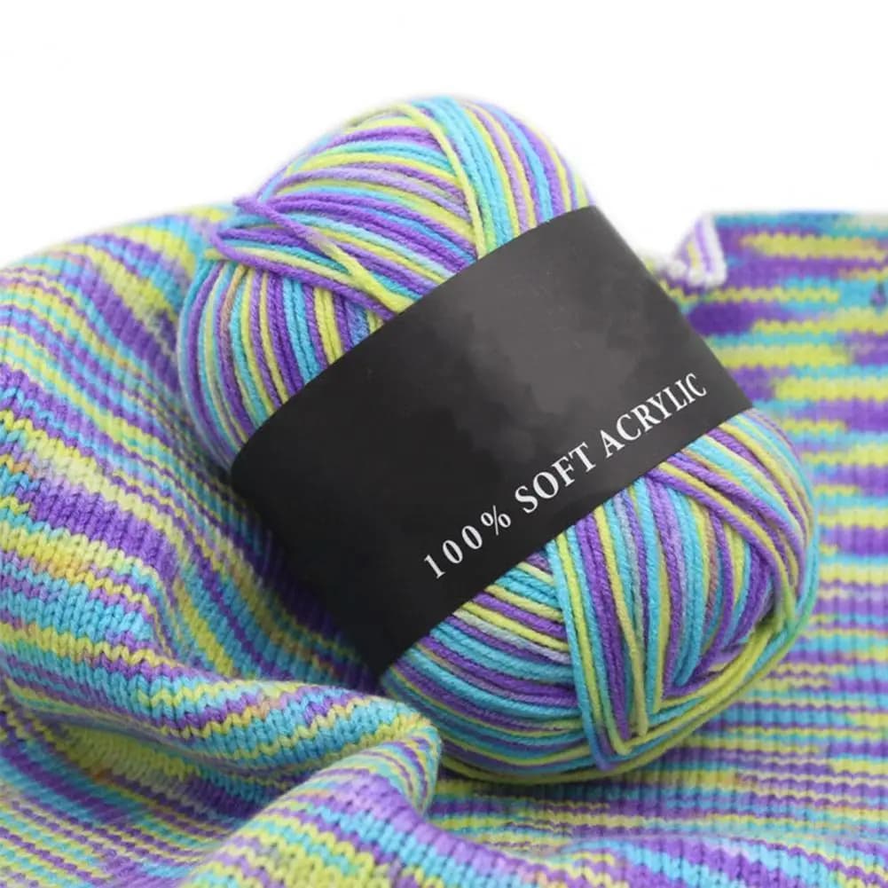 Filato per maglieria in cotone da 130 m Filato all'uncinetto per lavorare a maglia Filato di lana Filato caldo e grosso lavorato a mano per maglione coperta