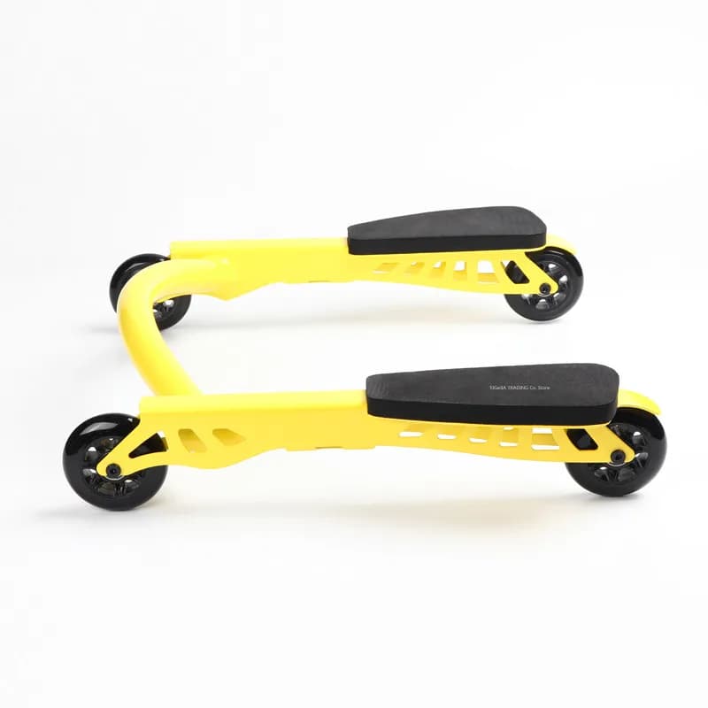Home/Gym 4-Wheel Abdominal Roller with 330LBS Load Capacity, Ab Roller Wheel with Knee Pad, Total Body Exercise Abdominal Device