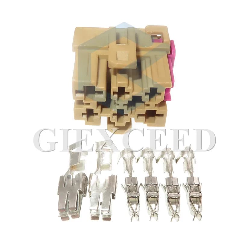 2 set 6 Pin Auto automatico ventilatore ventilatore cavo presa femmina spina elettrica connettore di montaggio AC per VW Audi