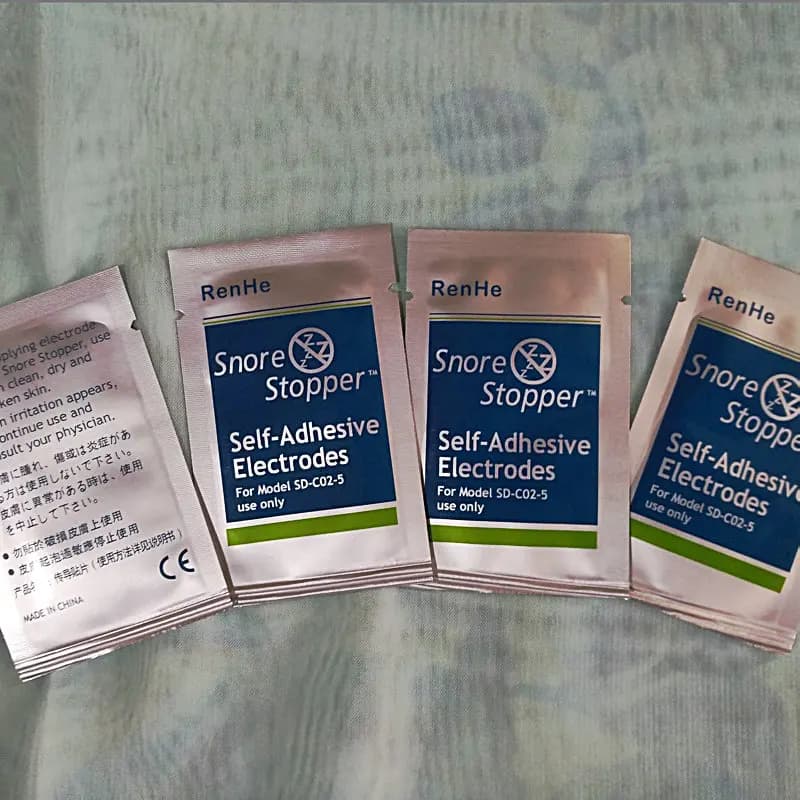 1 pz Dispositivo Anti Russare patch elettrodo patch conduttivo a infrarossi intelligente Anti Russamento patch trasparente da polso elettro