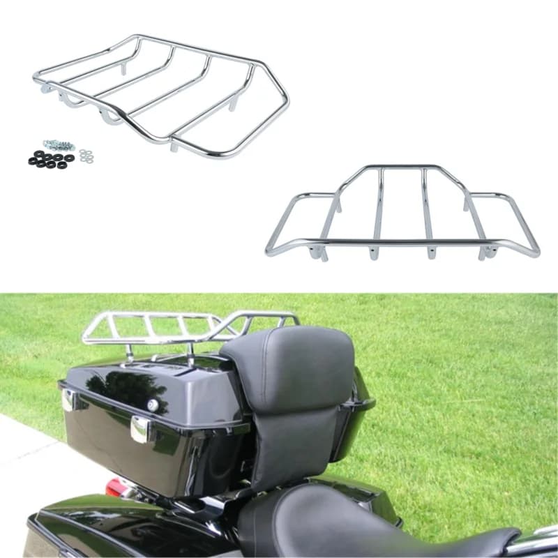 Baule superiore portapacchi adatto per Harley Touring Road King Electra Street Tri Glide Classic Special FLHR FLHX FLHT 1984-2023