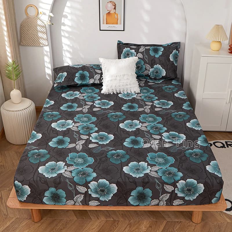 1 pezzo di lenzuolo per camera da letto 100% fascia elastica in poliestere intorno solo lenzuolo con angoli (senza federe)